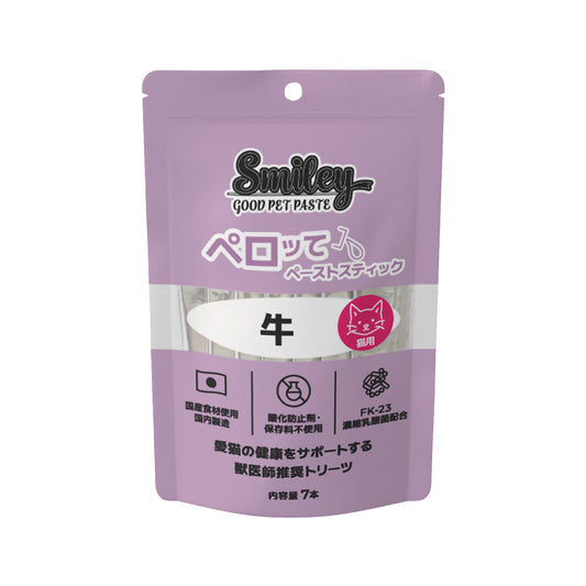 スマイリーキャットペーストスティック ペロッて 牛