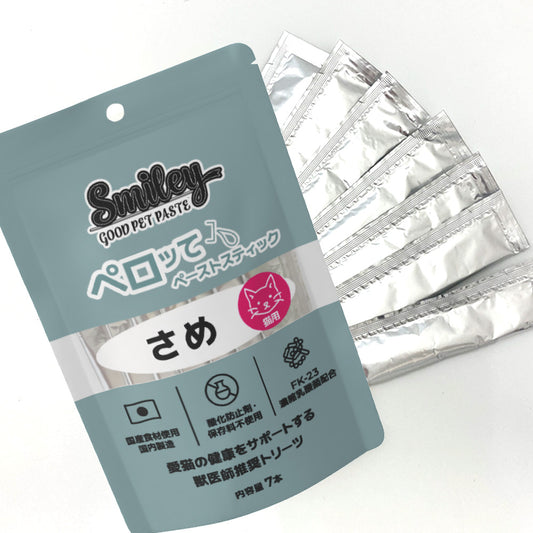 スマイリーキャットペーストスティック ペロッて さめ