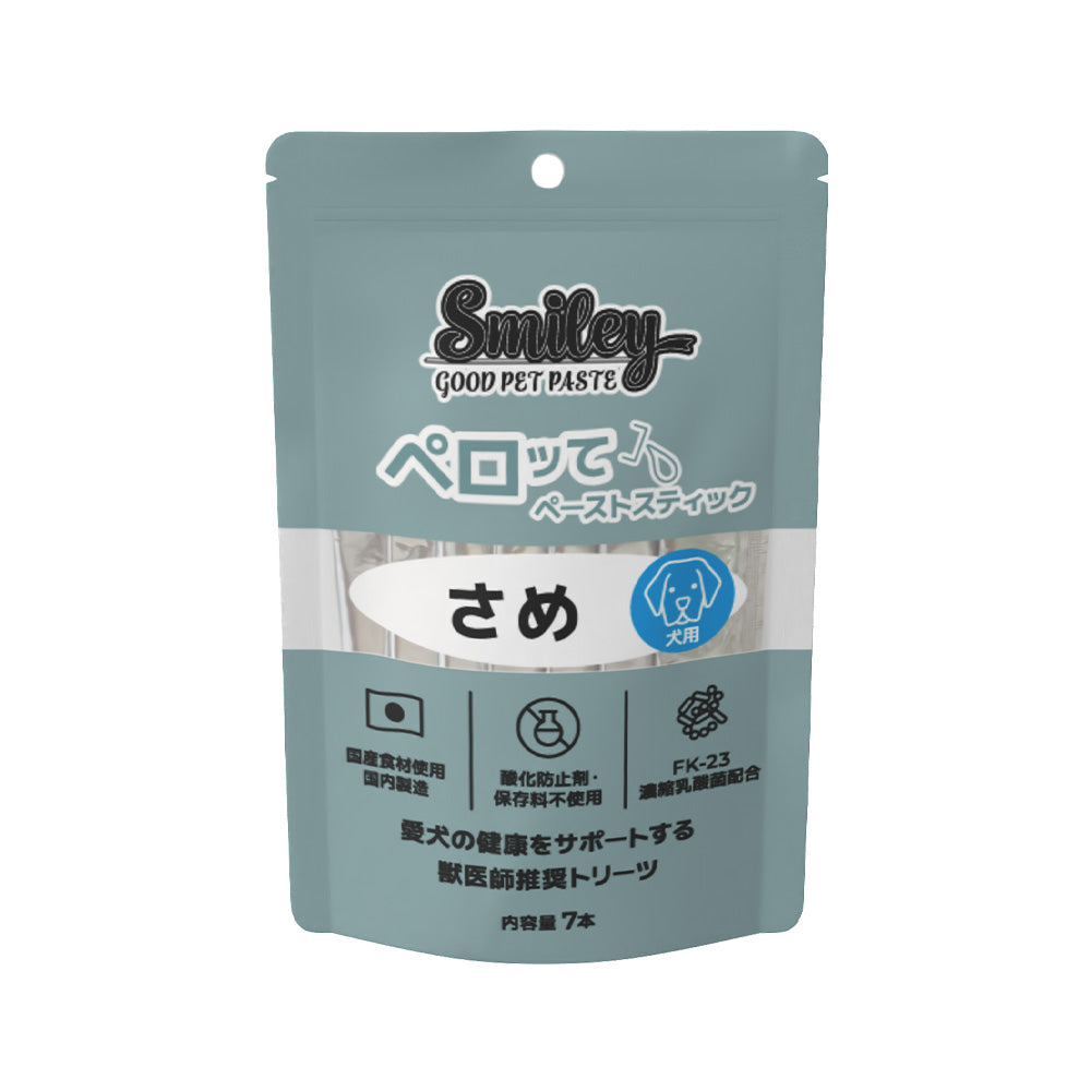 スマイリーペーストスティック ペロッて さめ – 株式会社Biペットランド_