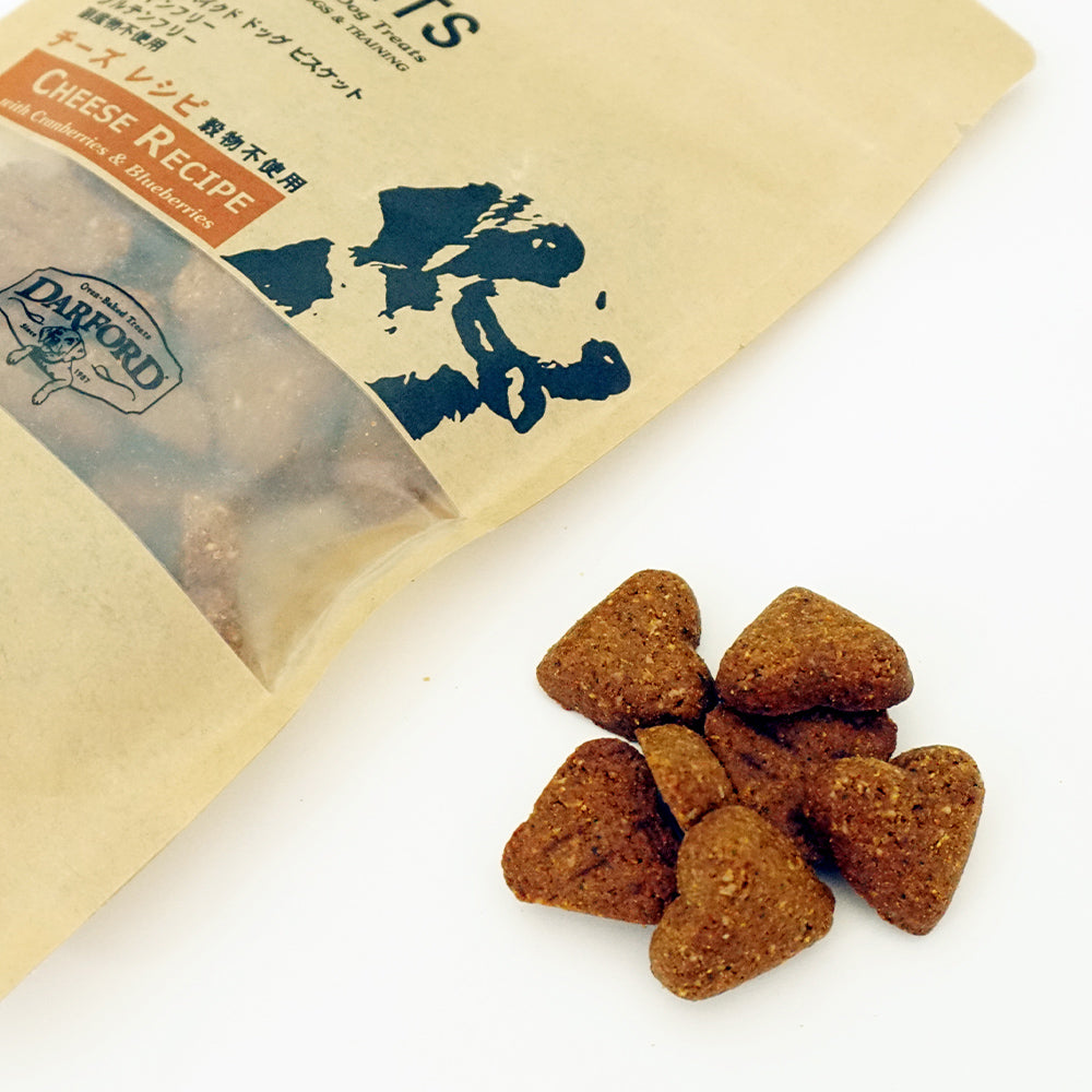 ダルフォードグレインフリーミニビスケット チーズレシピ