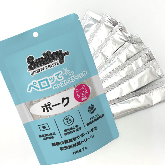 スマイリーキャットペーストスティック ペロッて ポーク